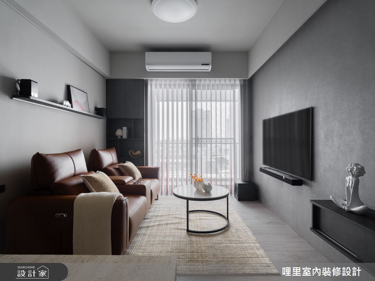 23坪預售屋＿現代風客廳案例圖片＿哩里室內裝修設計有限公司＿哩里_39.靜映和光之8
