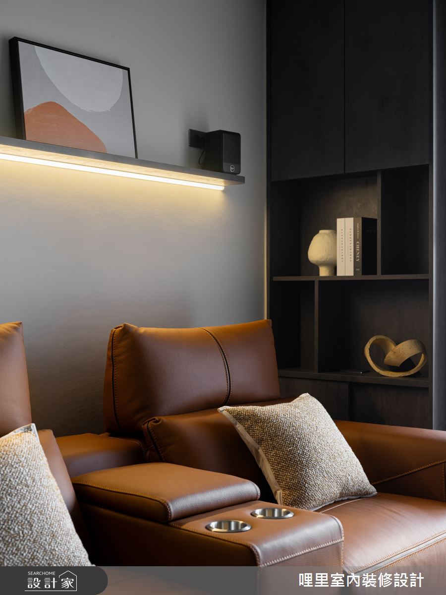 23坪預售屋＿現代風客廳案例圖片＿哩里室內裝修設計有限公司＿哩里_39.靜映和光之10