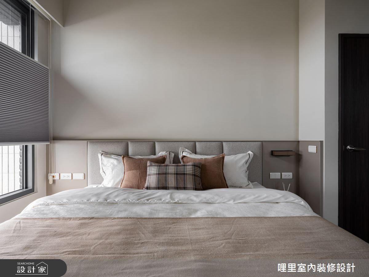 23坪預售屋＿現代風臥室案例圖片＿哩里室內裝修設計有限公司＿哩里_39.靜映和光之24