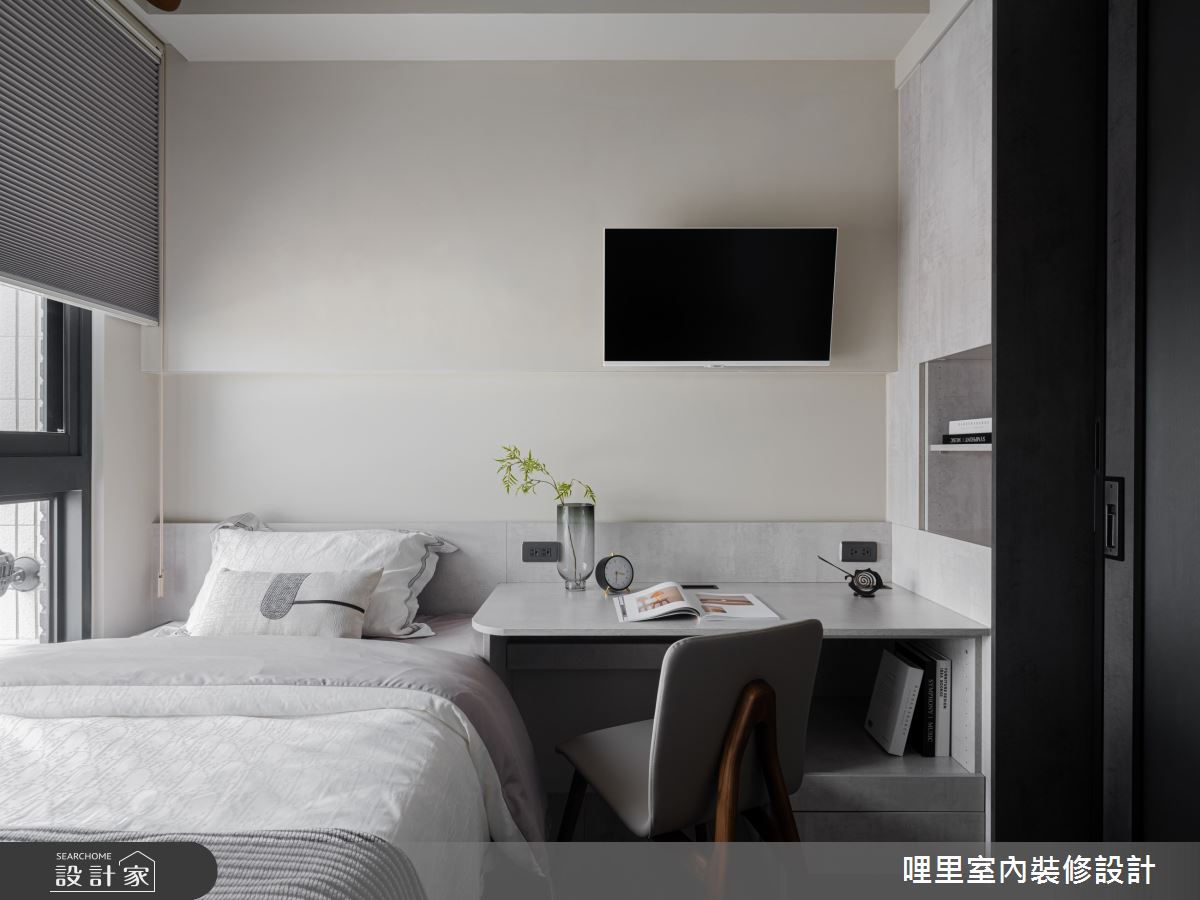 23坪預售屋＿現代風客房案例圖片＿哩里室內裝修設計有限公司＿哩里_39.靜映和光之37