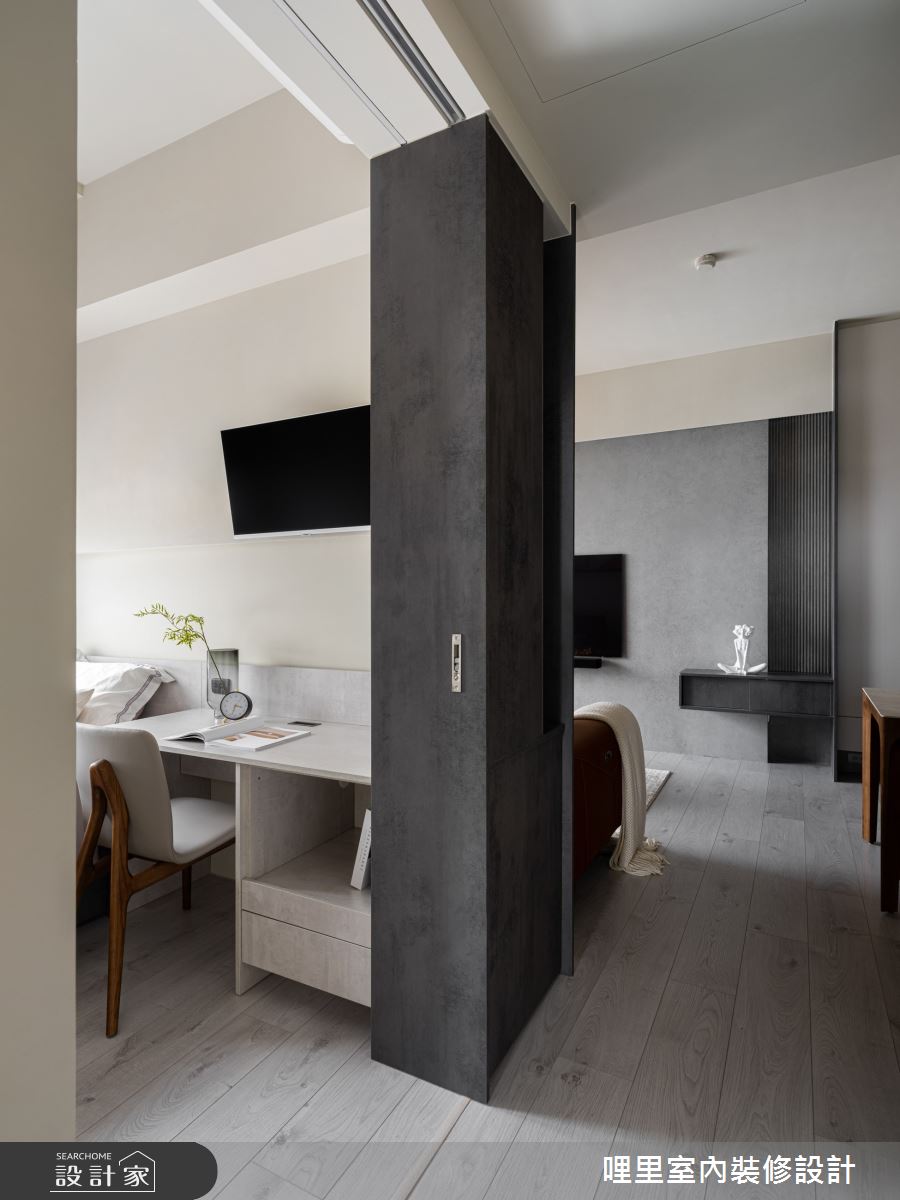 23坪預售屋＿現代風走廊案例圖片＿哩里室內裝修設計有限公司＿哩里_39.靜映和光之35