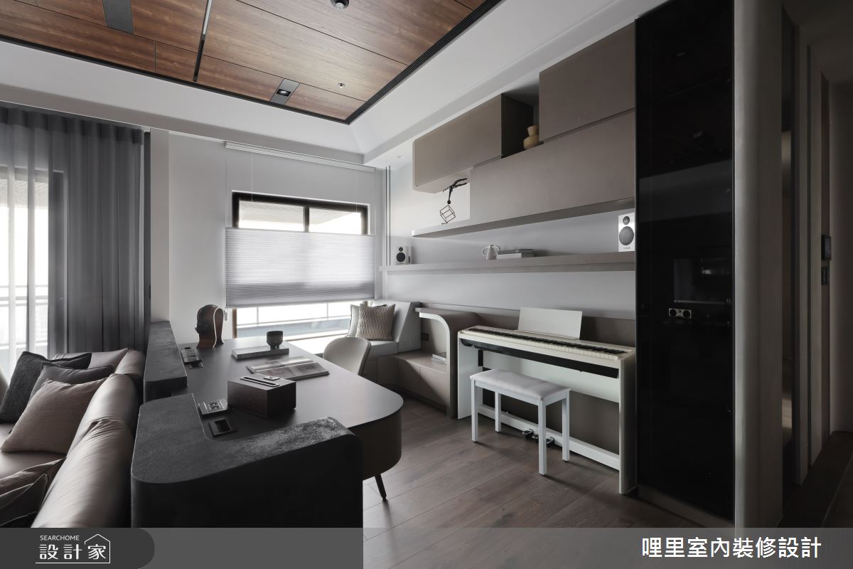 37坪新成屋(5年以下)＿現代奢華風書房案例圖片＿哩里室內裝修設計有限公司＿哩里_40.序映純界之24
