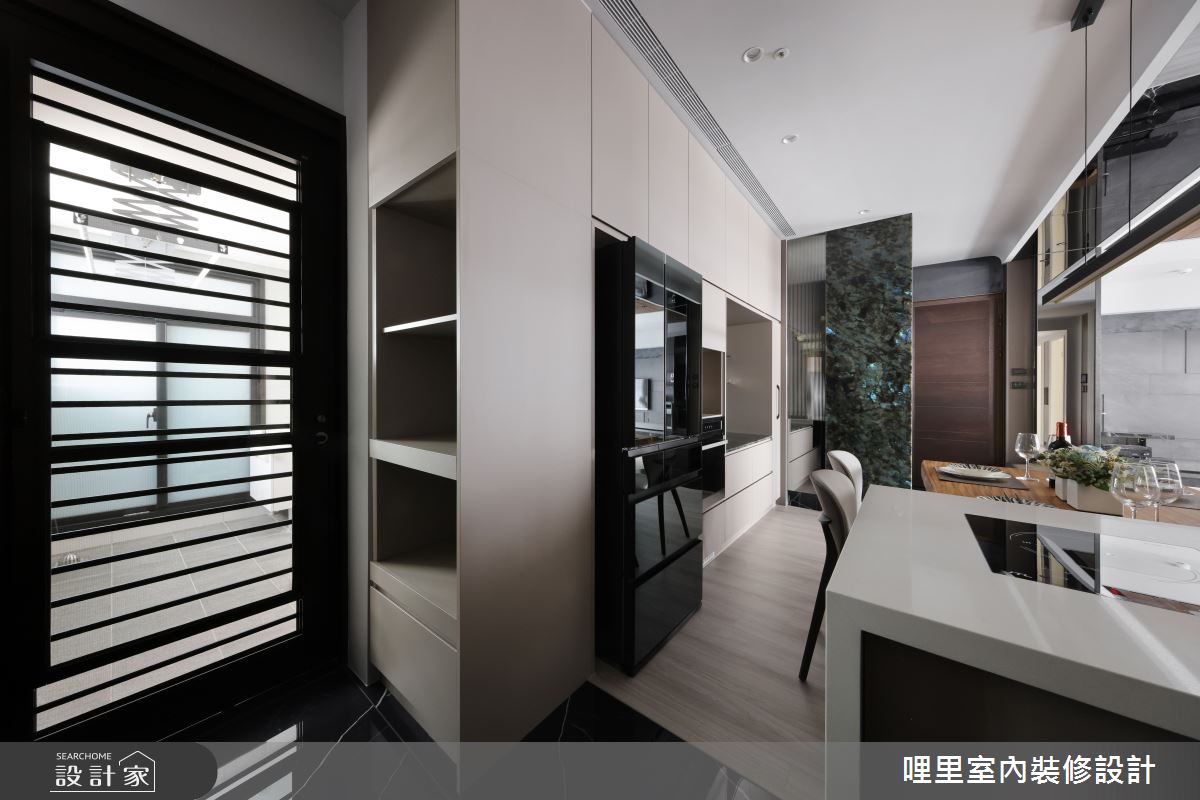 37坪新成屋(5年以下)＿現代奢華風餐廳中島案例圖片＿哩里室內裝修設計有限公司＿哩里_40.序映純界之29