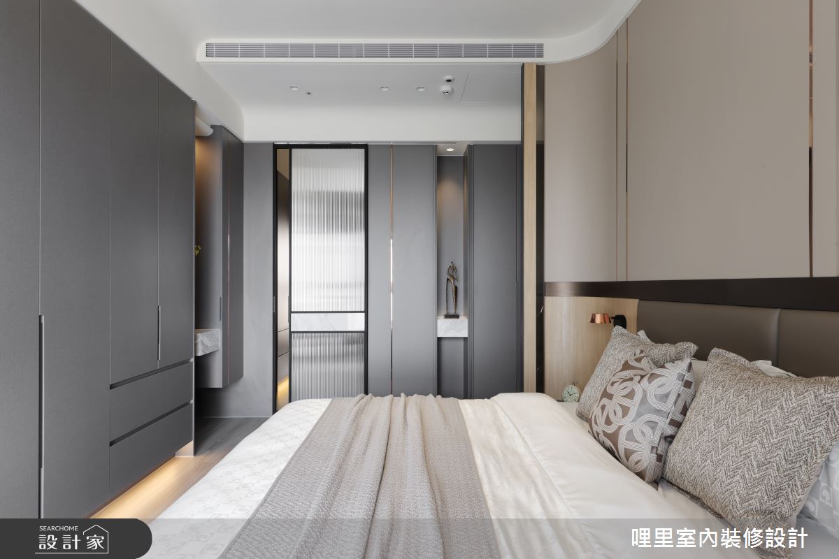 37坪新成屋(5年以下)＿現代奢華風臥室案例圖片＿哩里室內裝修設計有限公司＿哩里_40.序映純界之37