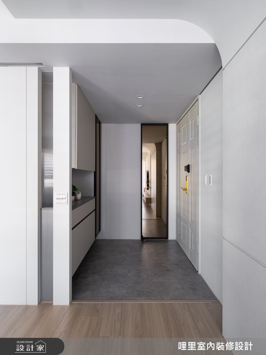 29坪中古屋(5~15年)＿現代風玄關案例圖片＿哩里室內裝修設計有限公司＿哩里_41.溫暖時光之3