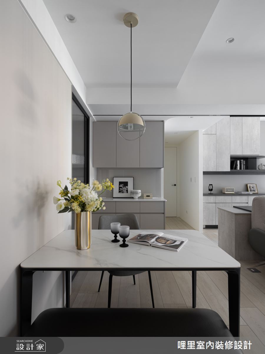 21坪新成屋(5年以下)＿現代風餐廳案例圖片＿哩里室內裝修設計有限公司＿哩里_42.界幅之3