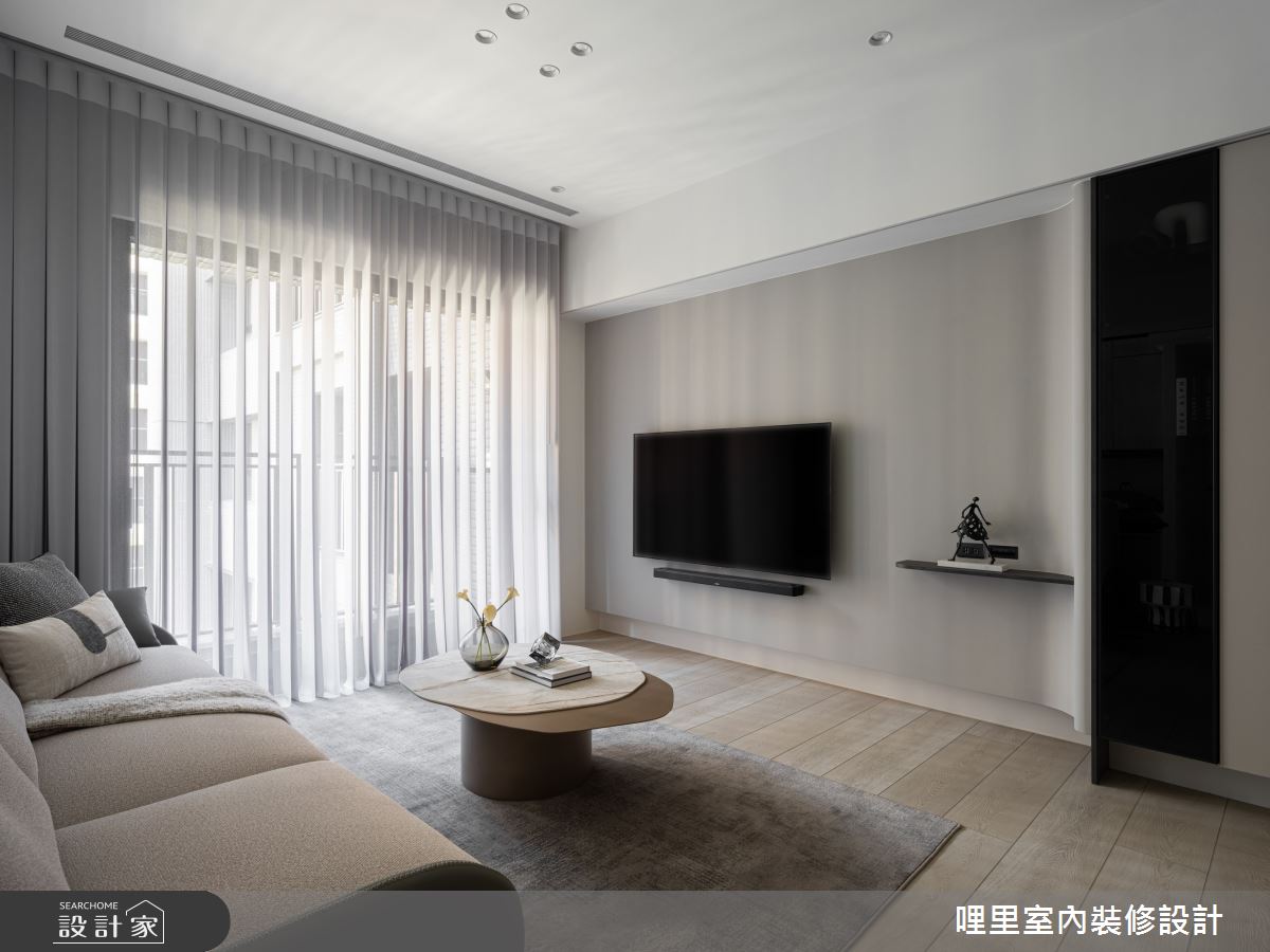 21坪新成屋(5年以下)＿現代風客廳案例圖片＿哩里室內裝修設計有限公司＿哩里_42.界幅之5