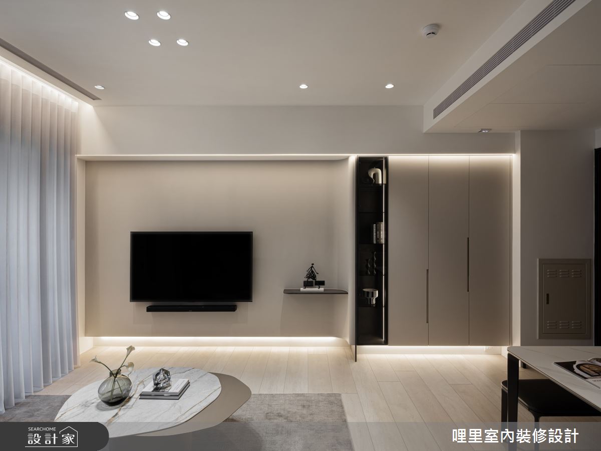 21坪新成屋(5年以下)＿現代風客廳案例圖片＿哩里室內裝修設計有限公司＿哩里_42.界幅之6
