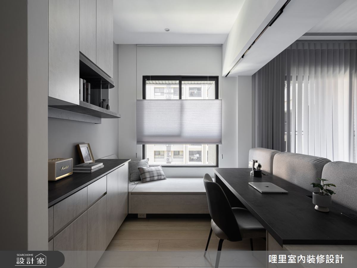 21坪新成屋(5年以下)＿現代風書房案例圖片＿哩里室內裝修設計有限公司＿哩里_42.界幅之8