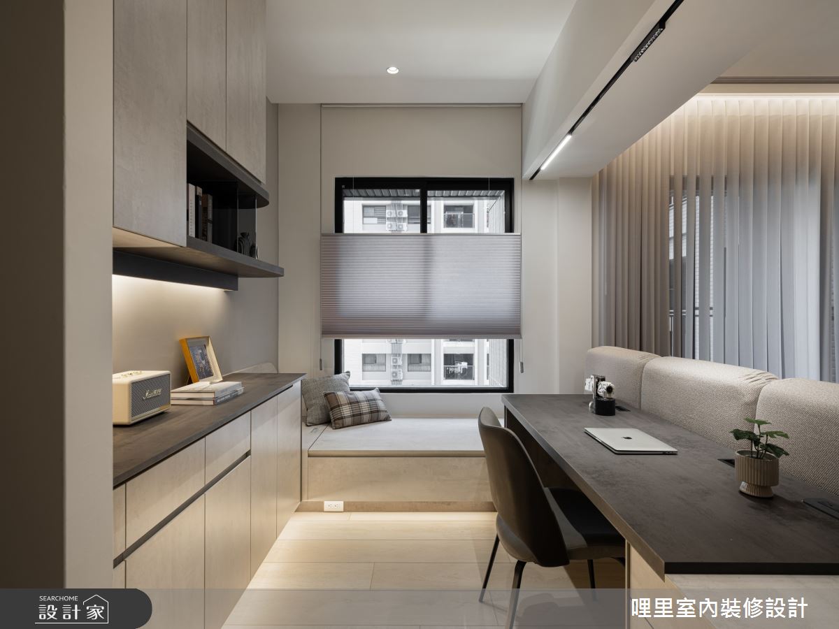 21坪新成屋(5年以下)＿現代風書房案例圖片＿哩里室內裝修設計有限公司＿哩里_42.界幅之9