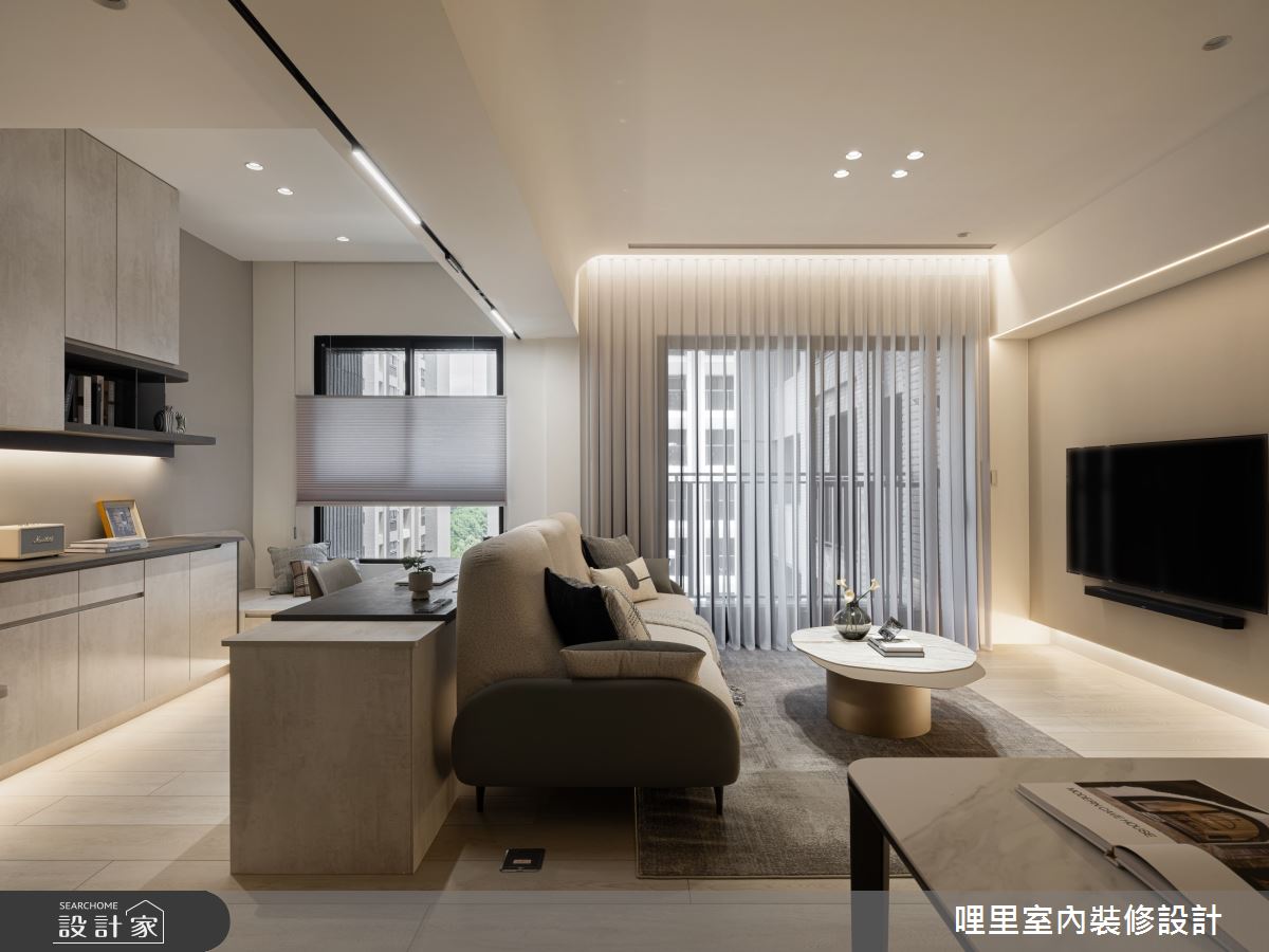 21坪新成屋(5年以下)＿現代風客廳書房案例圖片＿哩里室內裝修設計有限公司＿哩里_42.界幅之10