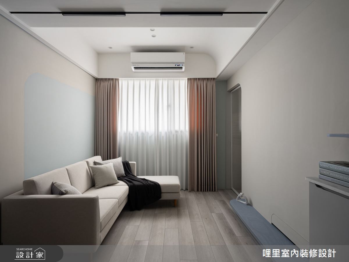 16坪新成屋(5年以下)＿現代風客廳案例圖片＿哩里室內裝修設計有限公司＿哩里_43.靜映日常之12
