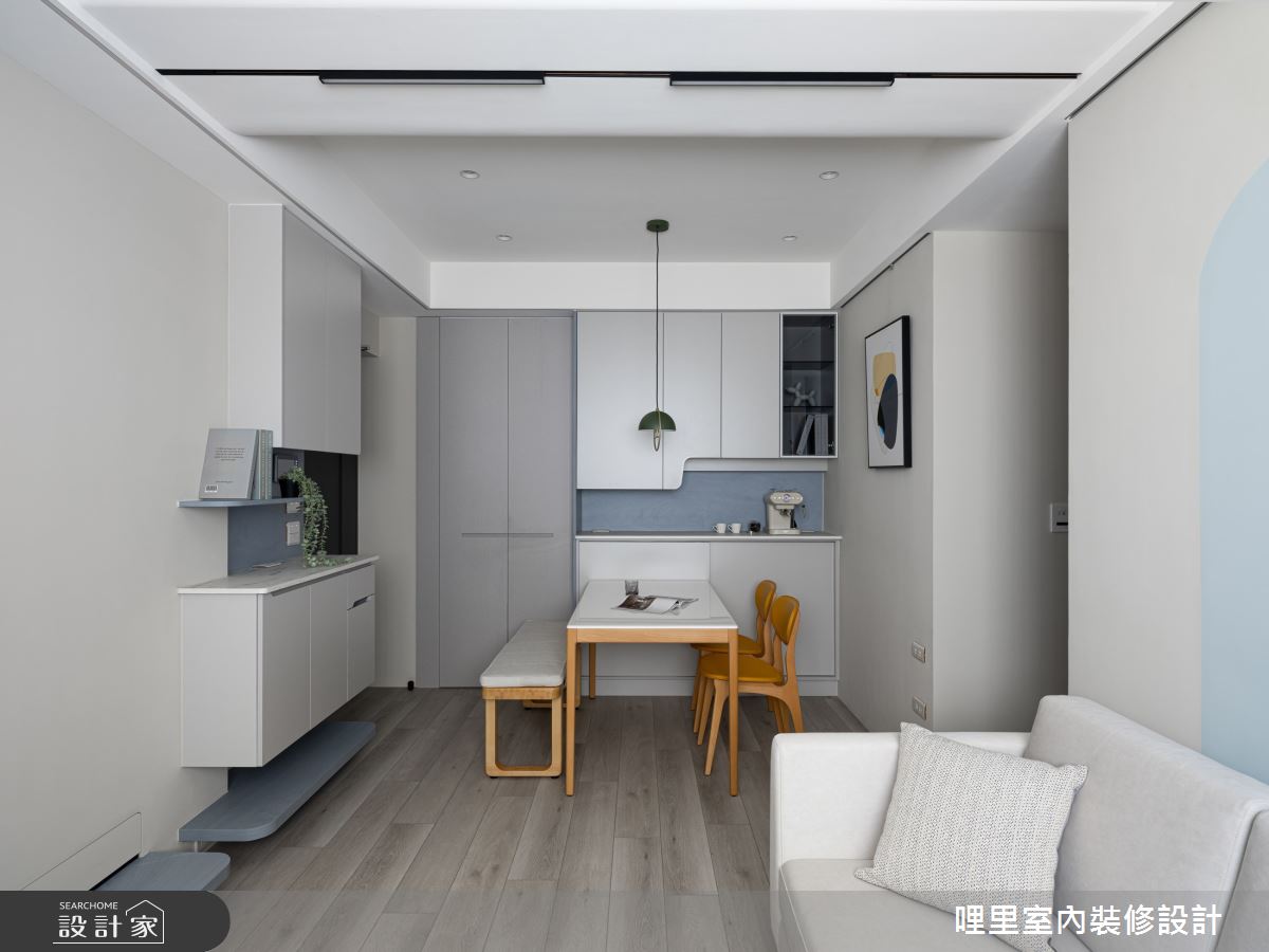 16坪新成屋(5年以下)＿現代風客廳餐廳案例圖片＿哩里室內裝修設計有限公司＿哩里_43.靜映日常之14