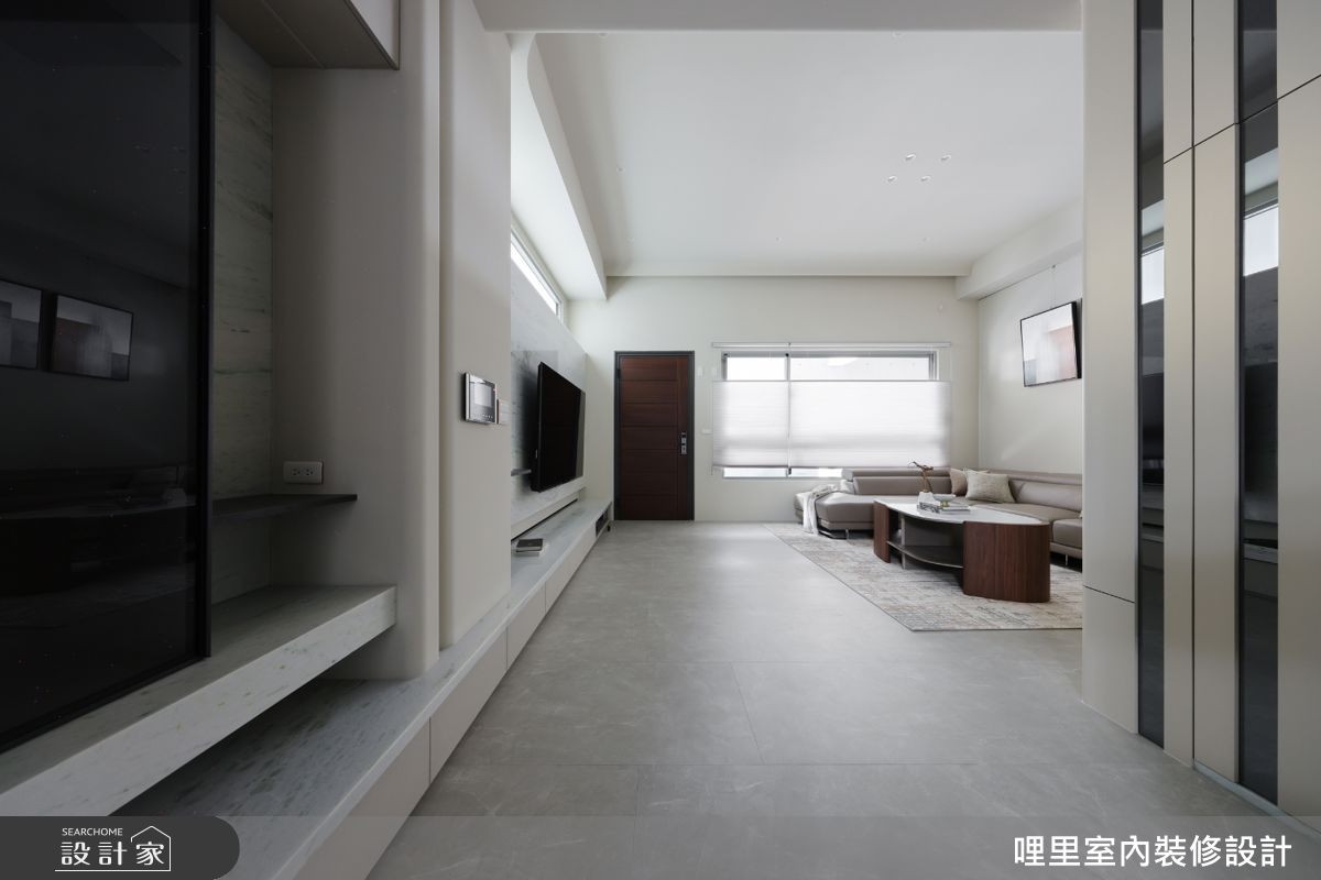 41坪新成屋(5年以下)＿現代簡約風客廳案例圖片＿哩里室內裝修設計有限公司＿哩里_44.映序之境之8