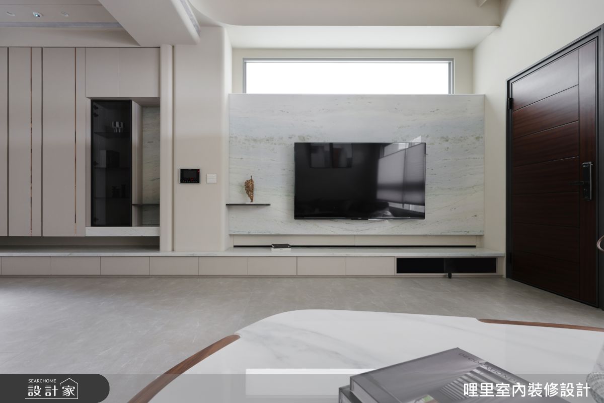 41坪新成屋(5年以下)＿現代簡約風客廳案例圖片＿哩里室內裝修設計有限公司＿哩里_44.映序之境之19