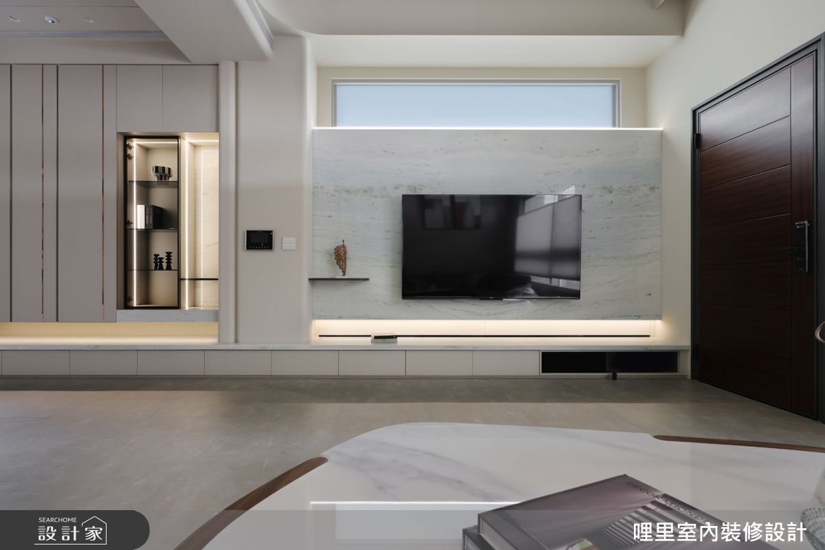 41坪新成屋(5年以下)＿現代簡約風客廳案例圖片＿哩里室內裝修設計有限公司＿哩里_44.映序之境之20