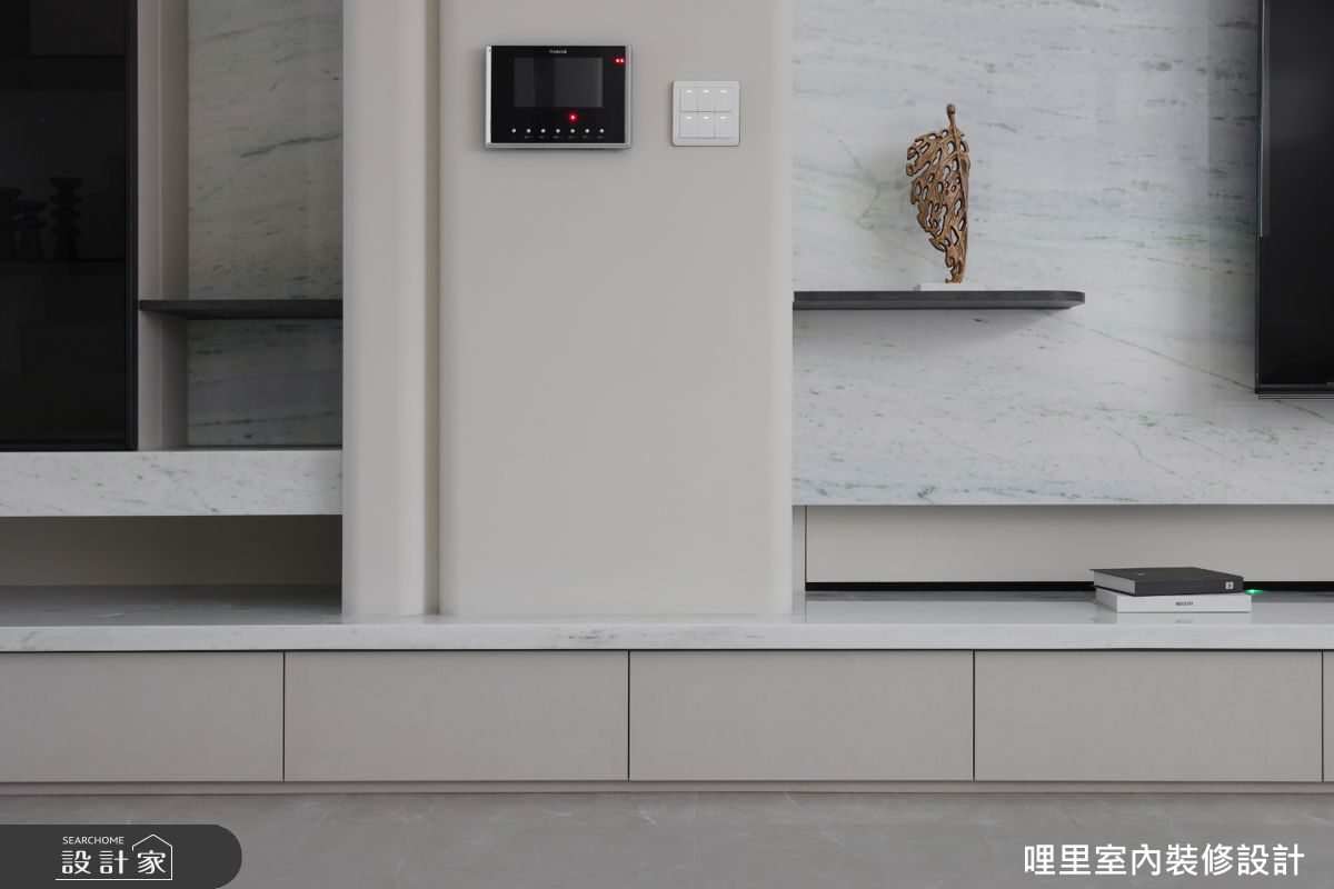 41坪新成屋(5年以下)＿現代簡約風客廳案例圖片＿哩里室內裝修設計有限公司＿哩里_44.映序之境之21