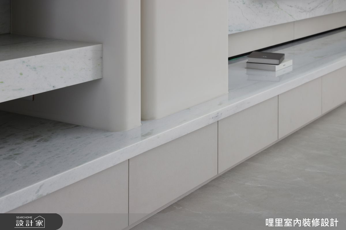 41坪新成屋(5年以下)＿現代簡約風客廳案例圖片＿哩里室內裝修設計有限公司＿哩里_44.映序之境之22