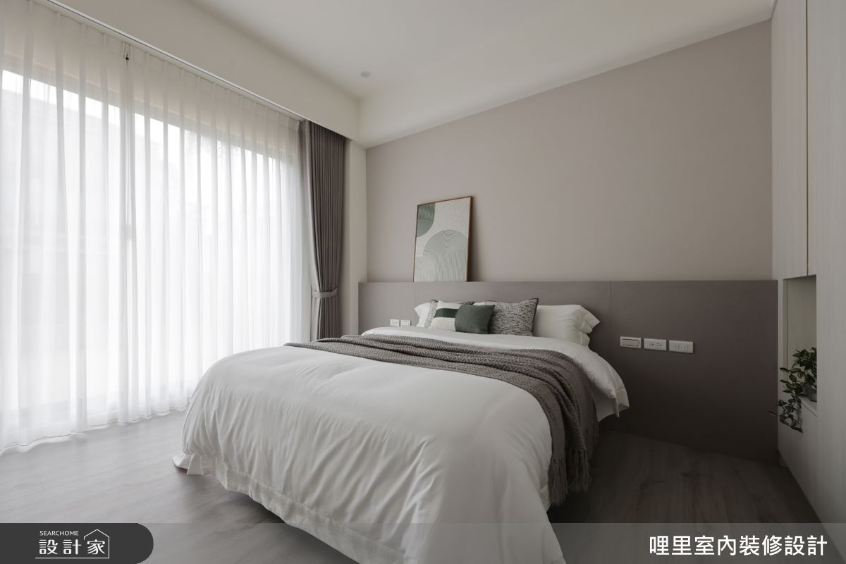 41坪新成屋(5年以下)＿現代簡約風臥室案例圖片＿哩里室內裝修設計有限公司＿哩里_44.映序之境之26