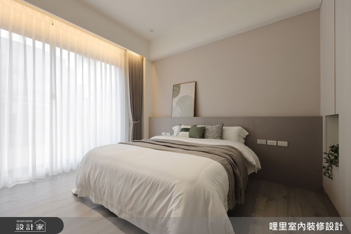 41坪新成屋(5年以下)＿現代簡約風臥室案例圖片＿哩里室內裝修設計有限公司＿哩里_44.映序之境之27