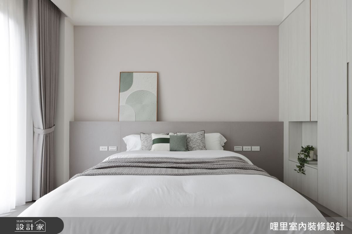 41坪新成屋(5年以下)＿現代簡約風臥室案例圖片＿哩里室內裝修設計有限公司＿哩里_44.映序之境之28