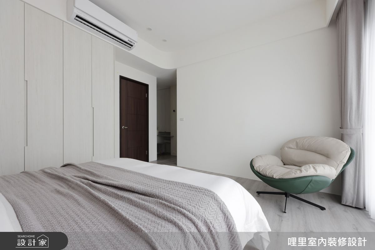 41坪新成屋(5年以下)＿現代簡約風臥室案例圖片＿哩里室內裝修設計有限公司＿哩里_44.映序之境之30