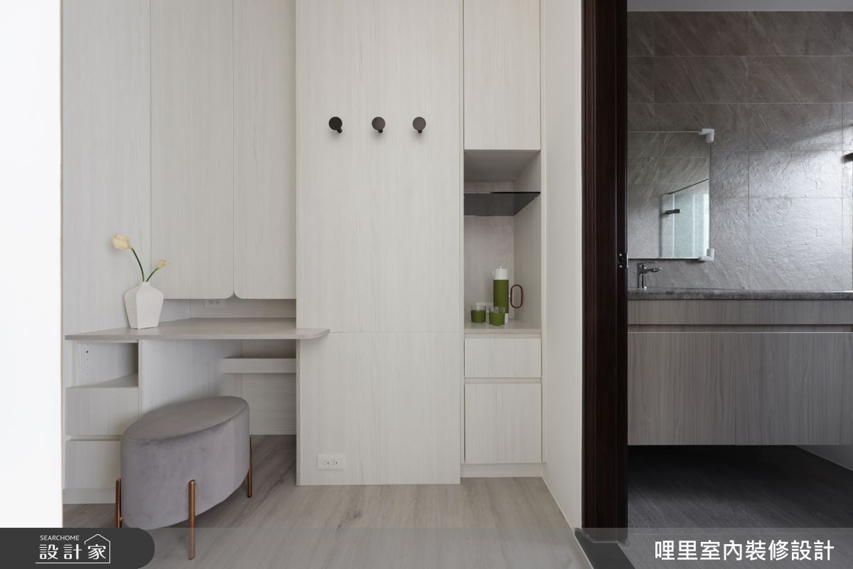 41坪新成屋(5年以下)＿現代簡約風更衣間浴室案例圖片＿哩里室內裝修設計有限公司＿哩里_44.映序之境之33