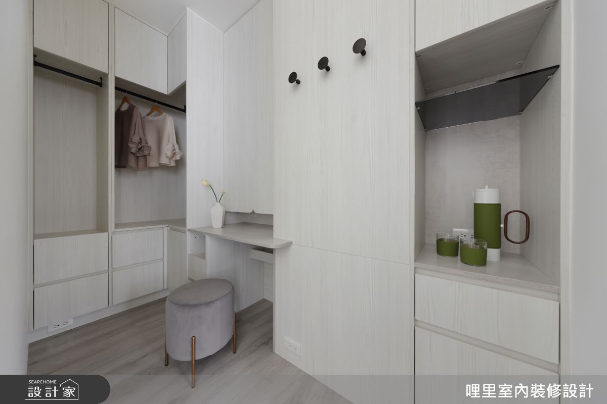41坪新成屋(5年以下)＿現代簡約風更衣間案例圖片＿哩里室內裝修設計有限公司＿哩里_44.映序之境之34