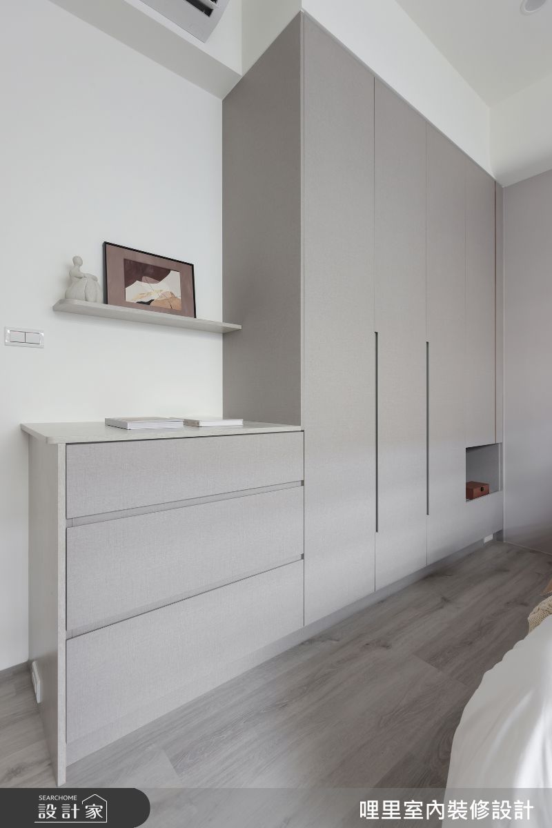 41坪新成屋(5年以下)＿現代簡約風臥室案例圖片＿哩里室內裝修設計有限公司＿哩里_44.映序之境之38