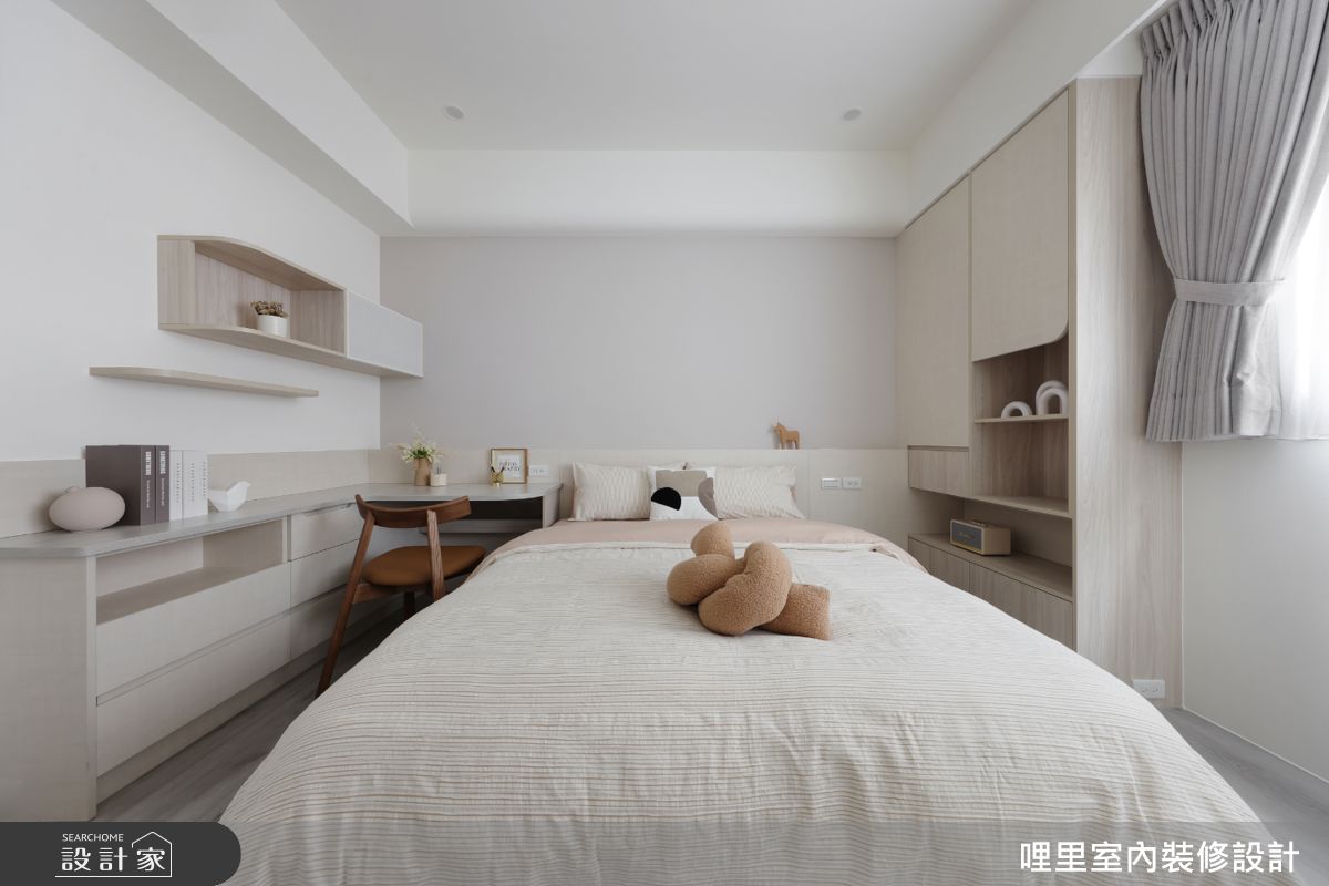 41坪新成屋(5年以下)＿現代簡約風臥室案例圖片＿哩里室內裝修設計有限公司＿哩里_44.映序之境之42