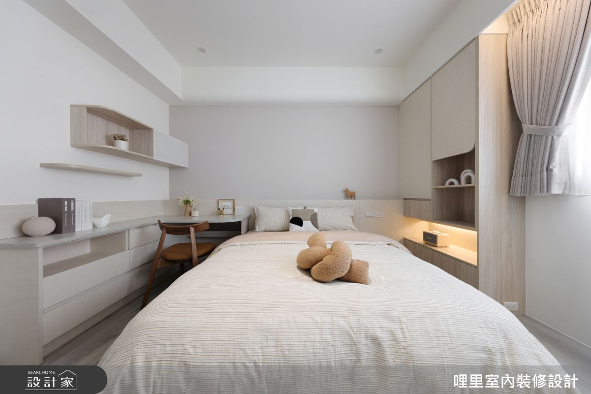41坪新成屋(5年以下)＿現代簡約風臥室案例圖片＿哩里室內裝修設計有限公司＿哩里_44.映序之境之43