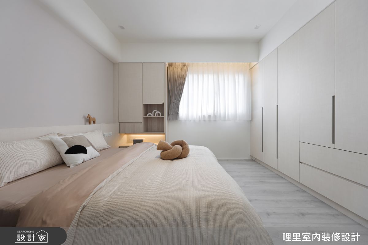 41坪新成屋(5年以下)＿現代簡約風臥室案例圖片＿哩里室內裝修設計有限公司＿哩里_44.映序之境之45