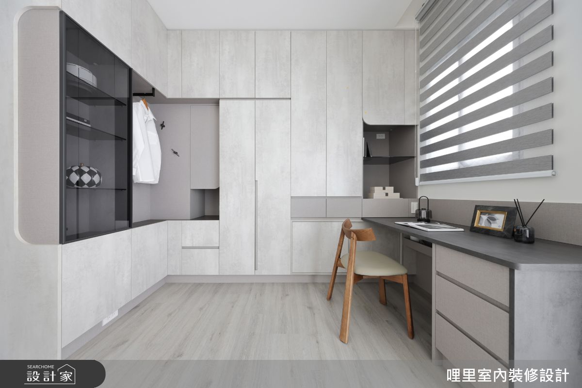 41坪新成屋(5年以下)＿現代簡約風臥室案例圖片＿哩里室內裝修設計有限公司＿哩里_44.映序之境之46