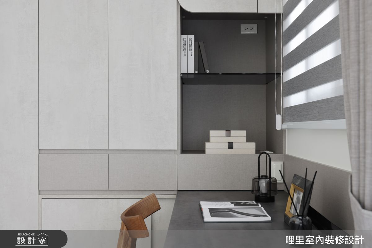 41坪新成屋(5年以下)＿現代簡約風臥室案例圖片＿哩里室內裝修設計有限公司＿哩里_44.映序之境之47