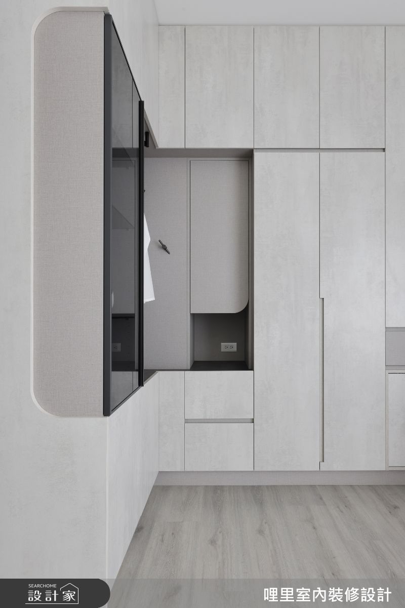 41坪新成屋(5年以下)＿現代簡約風臥室案例圖片＿哩里室內裝修設計有限公司＿哩里_44.映序之境之48