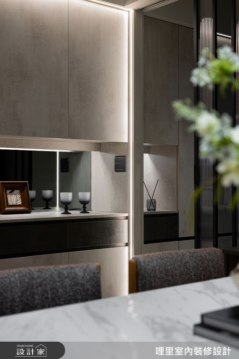 30坪新成屋(5年以下)＿現代風玄關餐廳案例圖片＿哩里室內裝修設計有限公司＿哩里_45.霧映序章之2