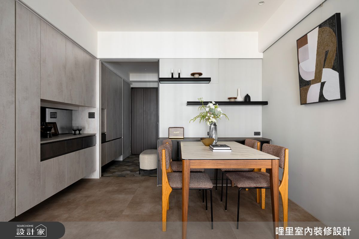 30坪新成屋(5年以下)＿現代風玄關餐廳案例圖片＿哩里室內裝修設計有限公司＿哩里_45.霧映序章之7