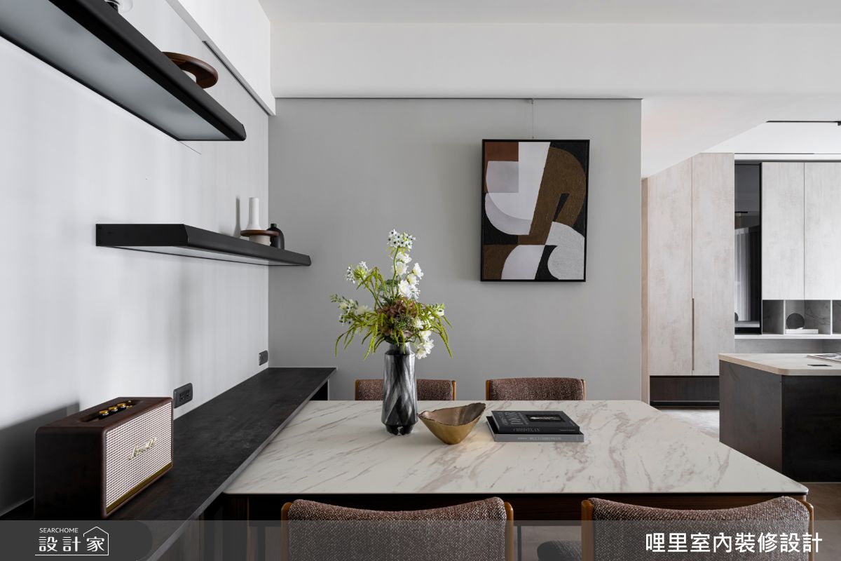 30坪新成屋(5年以下)＿現代風餐廳案例圖片＿哩里室內裝修設計有限公司＿哩里_45.霧映序章之8