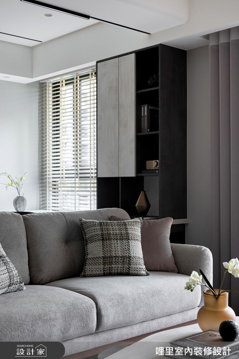 30坪新成屋(5年以下)＿現代風客廳案例圖片＿哩里室內裝修設計有限公司＿哩里_45.霧映序章之9