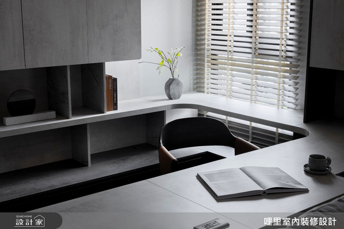 30坪新成屋(5年以下)＿現代風書房工作區案例圖片＿哩里室內裝修設計有限公司＿哩里_45.霧映序章之20