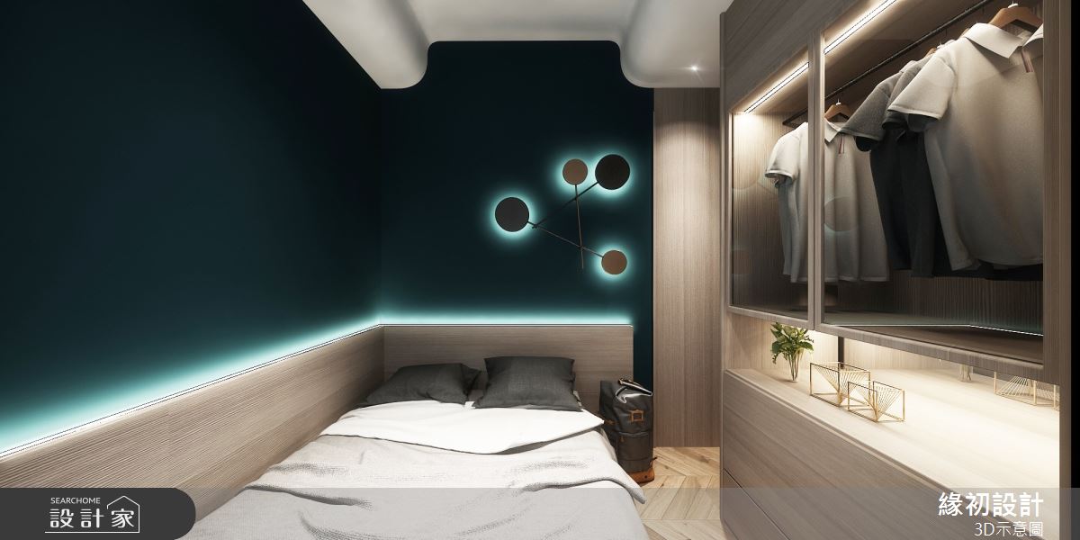 10坪新成屋(5年以下)＿現代風臥室案例圖片＿緣初設計 SERENDIPITY DESIGN＿緣初_03之5