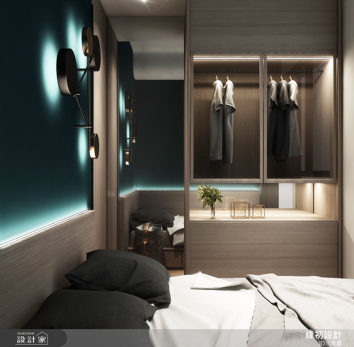 10坪新成屋(5年以下)＿現代風臥室案例圖片＿緣初設計 SERENDIPITY DESIGN＿緣初_03之6