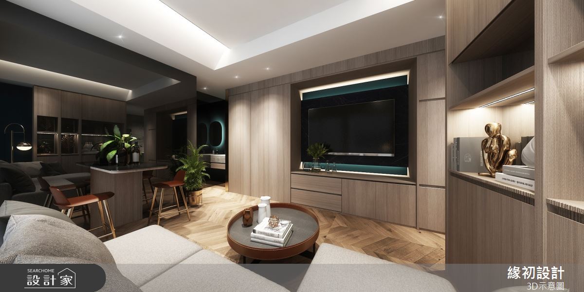 10坪新成屋(5年以下)＿現代風客廳餐廳案例圖片＿緣初設計 SERENDIPITY DESIGN＿緣初_03之4
