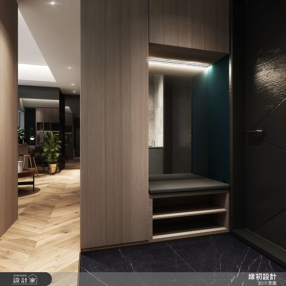 10坪新成屋(5年以下)＿現代風玄關案例圖片＿緣初設計 SERENDIPITY DESIGN＿緣初_03之1