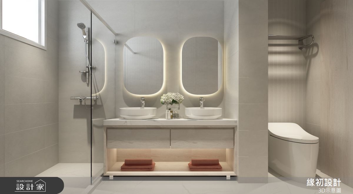 34坪＿混搭風浴室案例圖片＿緣初設計 SERENDIPITY DESIGN＿緣初_05之5408