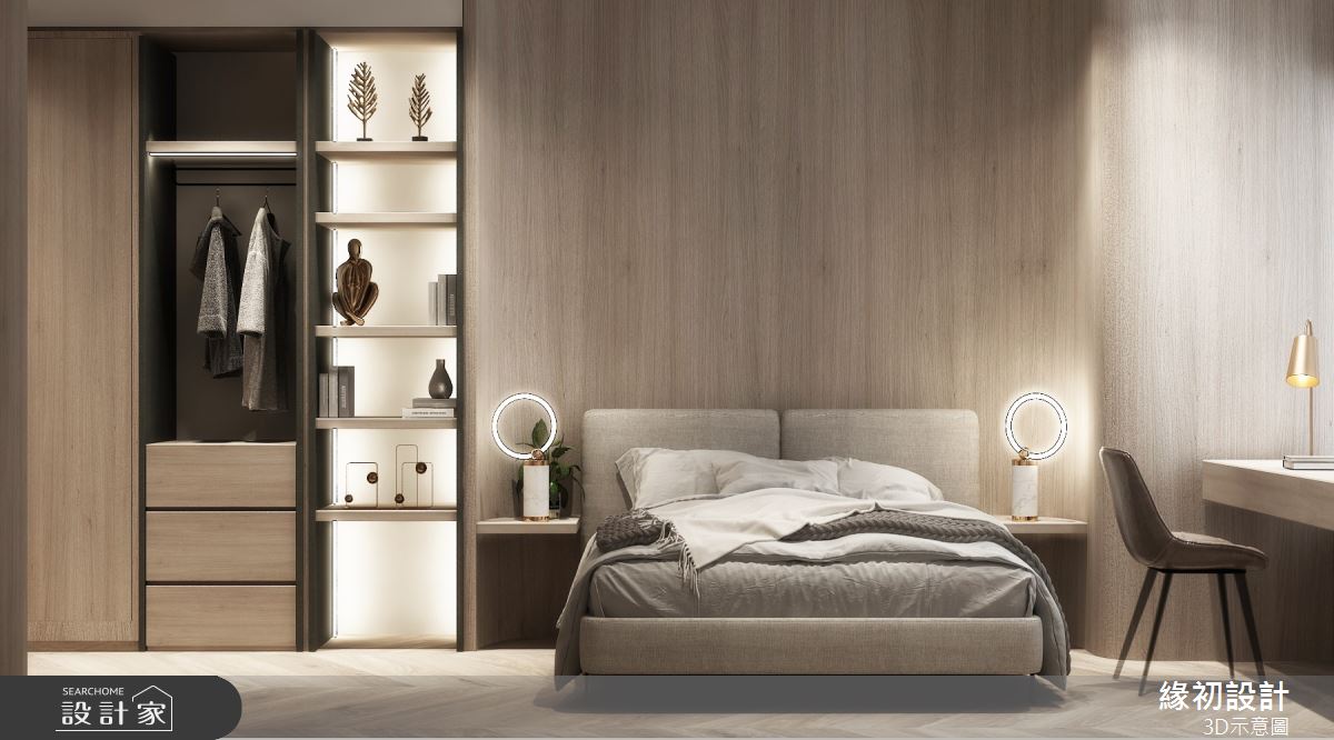 12坪新成屋(5年以下)＿混搭風臥室案例圖片＿緣初設計 SERENDIPITY DESIGN＿緣初_06之3