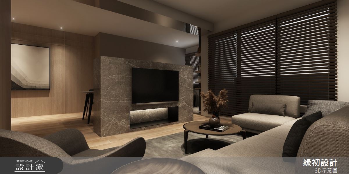 35坪新成屋(5年以下)＿混搭風客廳案例圖片＿緣初設計 SERENDIPITY DESIGN＿緣初_07之2