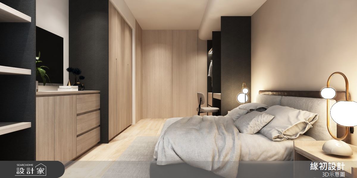 35坪新成屋(5年以下)＿混搭風臥室案例圖片＿緣初設計 SERENDIPITY DESIGN＿緣初_07之8