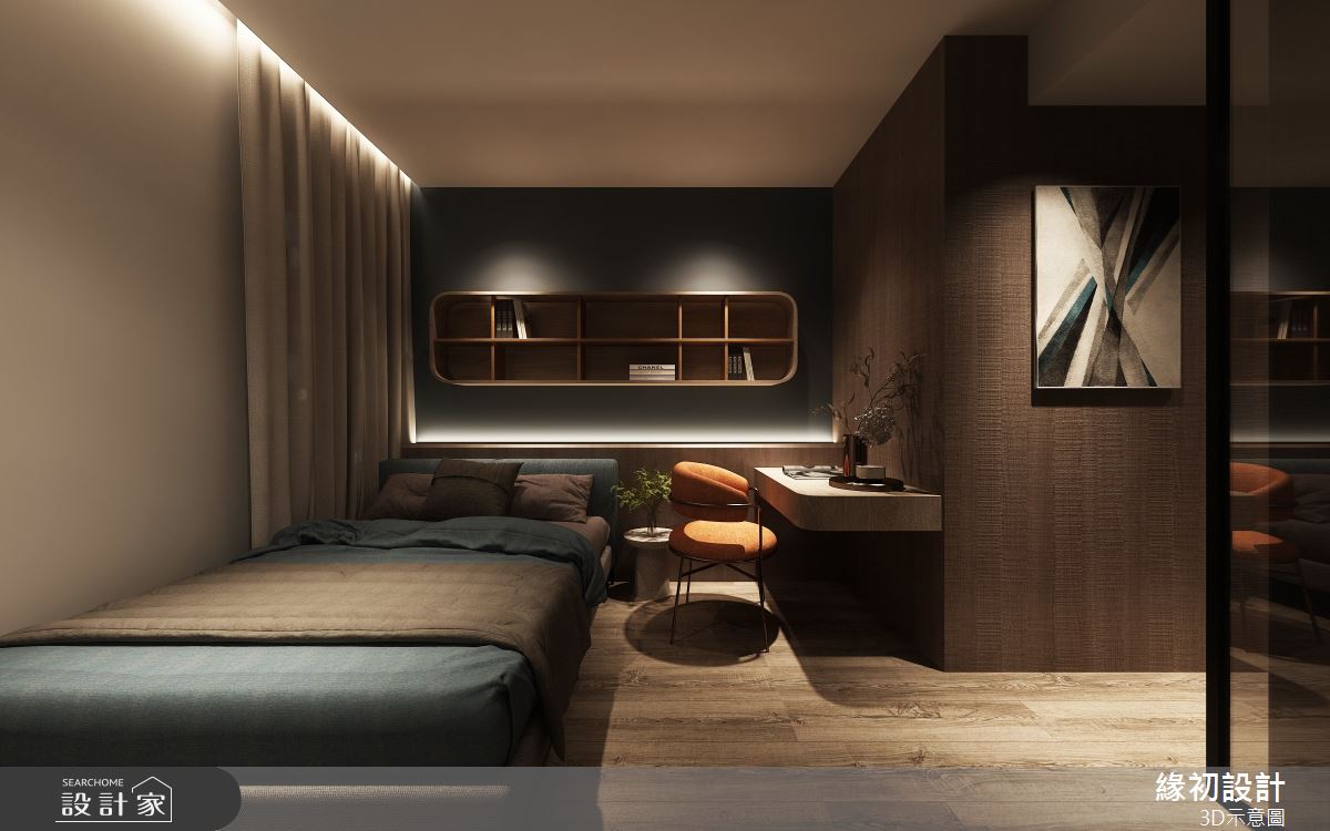 33坪新成屋(5年以下)＿混搭風臥室案例圖片＿緣初設計 SERENDIPITY DESIGN＿緣初_08之6
