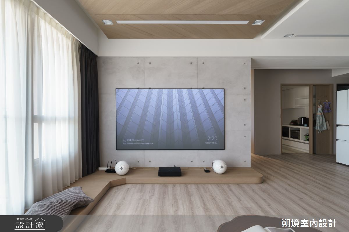 33坪新成屋(5年以下)＿現代風客廳案例圖片＿朔境室內設計有限公司＿朔境_01之4